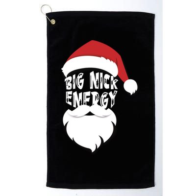 Big Nick Energy Funny Xmas Santa Hipster Golf Towel