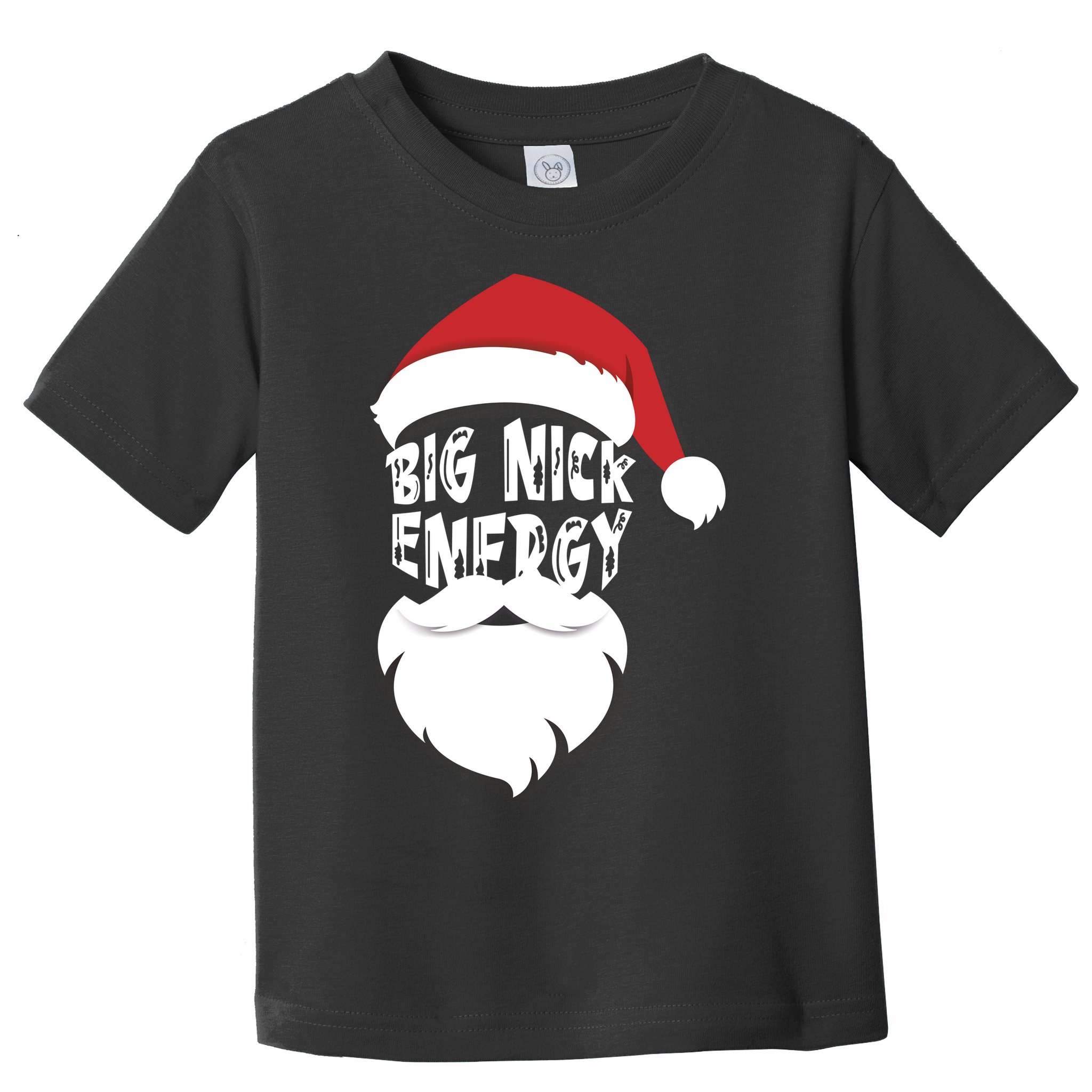Big Nick Energy Funny Xmas Santa Hipster Toddler T-Shirt