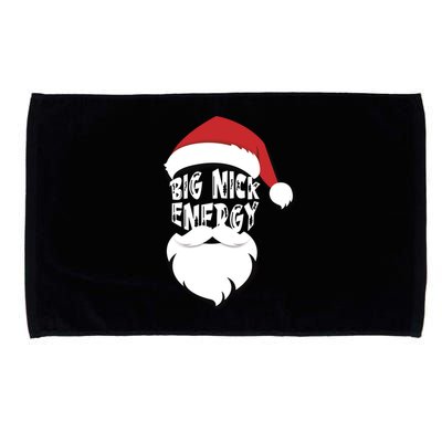 Big Nick Energy Funny Xmas Santa Hipster Microfiber Hand Towel