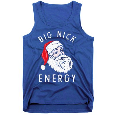 Big Nick Energy Funny Santa Christmas Family Matching  Tank Top