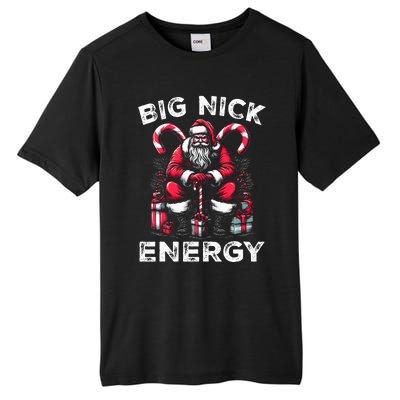 Big Nick Energy Funny Santa Claus Christmas  Tall Fusion ChromaSoft Performance T-Shirt