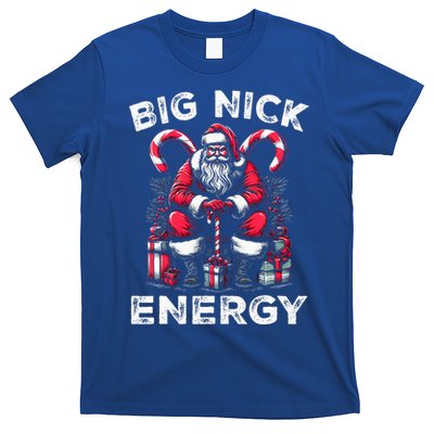 Big Nick Energy Funny Santa Claus Christmas  T-Shirt