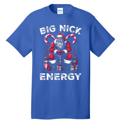 Big Nick Energy Funny Santa Claus Christmas  Tall T-Shirt