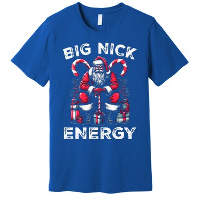 Big Nick Energy Funny Santa Claus Christmas  Premium T-Shirt