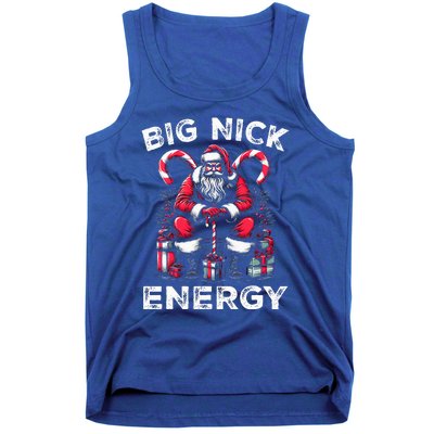 Big Nick Energy Funny Santa Claus Christmas  Tank Top