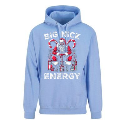 Big Nick Energy Funny Santa Claus Christmas  Unisex Surf Hoodie