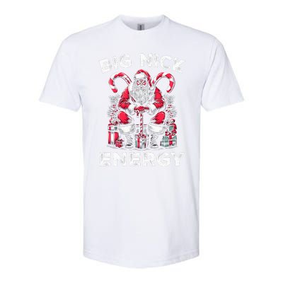 Big Nick Energy Funny Santa Claus Christmas  Softstyle CVC T-Shirt