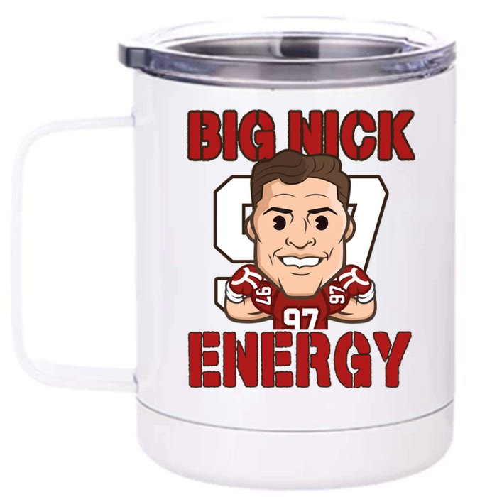 Big Nick Energy Nick 97 Football Player Bosa Fan 12 oz Stainless Steel Tumbler Cup