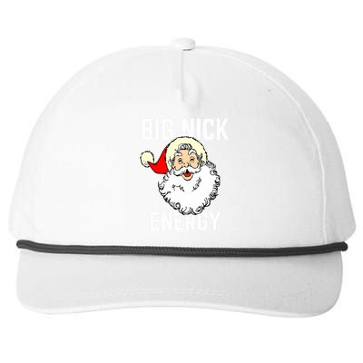 Big Nick Energy Funny Xmas Christmas Gift Snapback Five-Panel Rope Hat