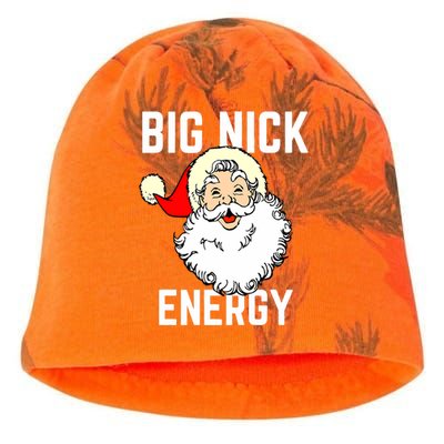 Big Nick Energy Funny Xmas Christmas Gift Kati - Camo Knit Beanie