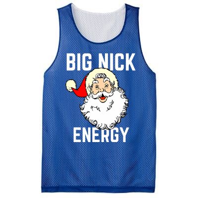 Big Nick Energy Funny Xmas Christmas Gift Mesh Reversible Basketball Jersey Tank