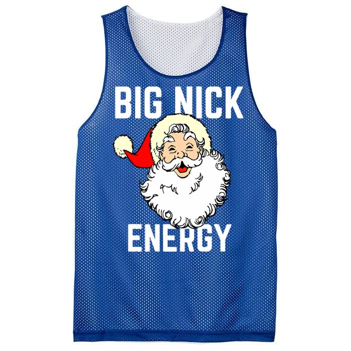 Big Nick Energy Funny Xmas Christmas Gift Mesh Reversible Basketball Jersey Tank