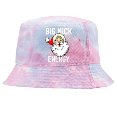 Big Nick Energy Funny Xmas Christmas Gift Tie-Dyed Bucket Hat