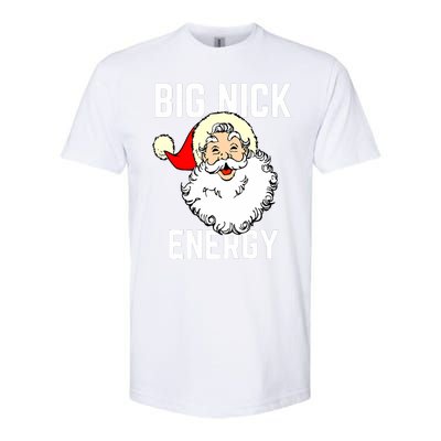 Big Nick Energy Funny Xmas Christmas Gift Softstyle CVC T-Shirt