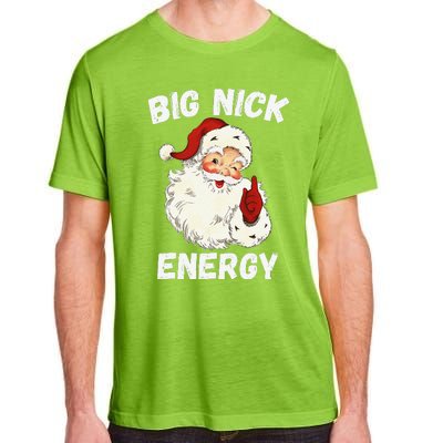 Big Nick Energy Santa Groovy Retro Vintage Adult ChromaSoft Performance T-Shirt