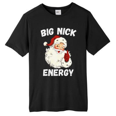 Big Nick Energy Santa Groovy Retro Vintage Tall Fusion ChromaSoft Performance T-Shirt