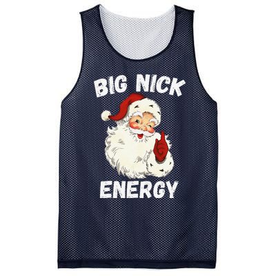 Big Nick Energy Santa Groovy Retro Vintage Mesh Reversible Basketball Jersey Tank