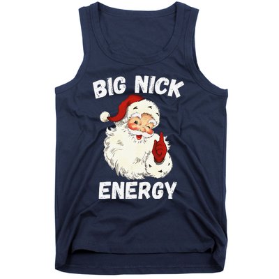 Big Nick Energy Santa Groovy Retro Vintage Tank Top