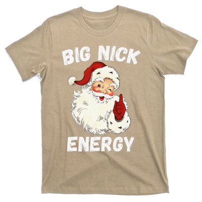 Big Nick Energy Santa Groovy Retro Vintage T-Shirt