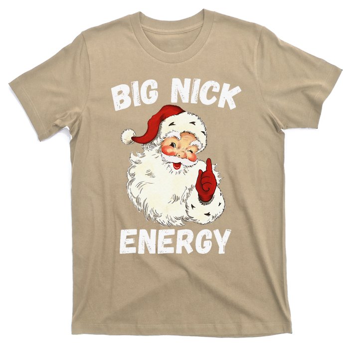 Big Nick Energy Santa Groovy Retro Vintage T-Shirt