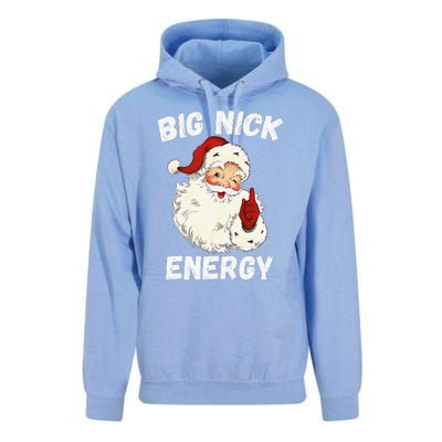 Big Nick Energy Santa Groovy Retro Vintage Unisex Surf Hoodie