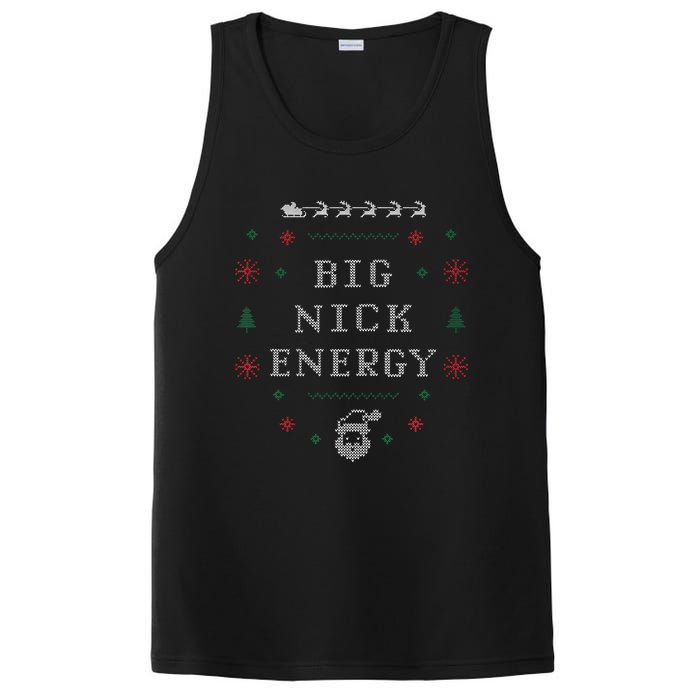 Big Nick Energy Funny Xmas Christmas Holiday PosiCharge Competitor Tank