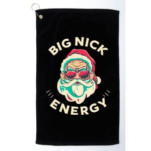 Big Nick Energy Santa Christmas Platinum Collection Golf Towel