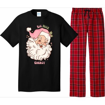 Big Nick Energy Shirt Santa Xmas Funny Christmas Pajama Set