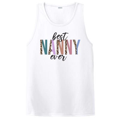 Best Nanny Ever Cheetah Cute Gift PosiCharge Competitor Tank