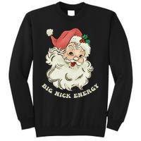 Big Nick Energy Santa Groovy Retro Sweatshirt