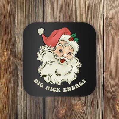 Big Nick Energy Santa Groovy Retro Coaster