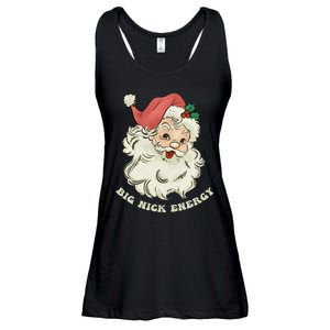 Big Nick Energy Santa Groovy Retro Ladies Essential Flowy Tank