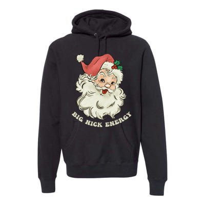 Big Nick Energy Santa Groovy Retro Premium Hoodie