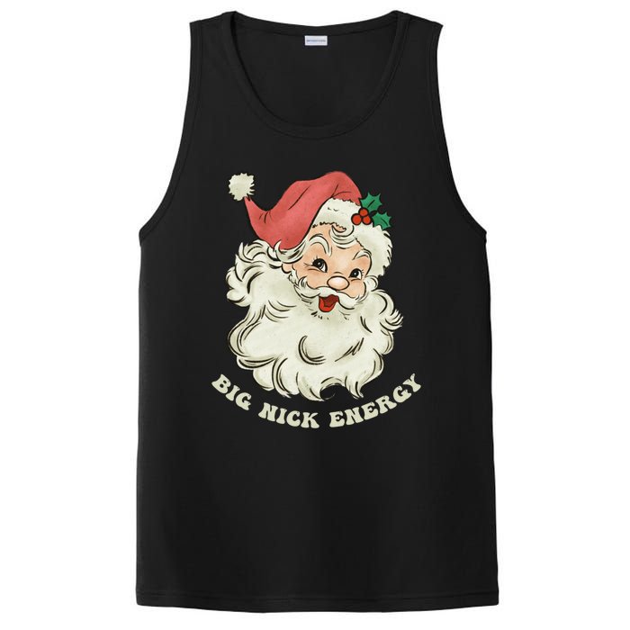 Big Nick Energy Santa Groovy Retro PosiCharge Competitor Tank