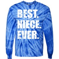 Best Niece Ever Gift Tie-Dye Long Sleeve Shirt