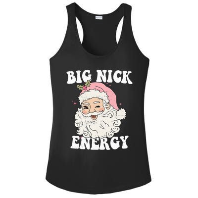 Big Nick Energy Funny Santa Xmas Retro Christmas Ladies PosiCharge Competitor Racerback Tank