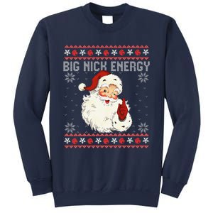 Big Nick Energy Santa Ugly Christmas Funny Sweatshirt