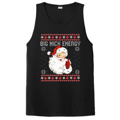 Big Nick Energy Santa Naughty Ugly Christmas Sweater PosiCharge Competitor Tank