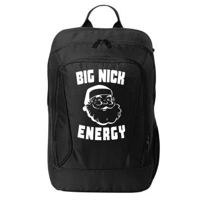Big Nick Energy Funny Santa Claus City Backpack