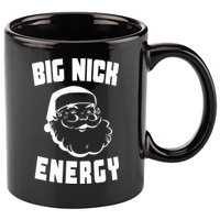 Big Nick Energy Funny Santa Claus 11oz C Handle Ceramic Mug