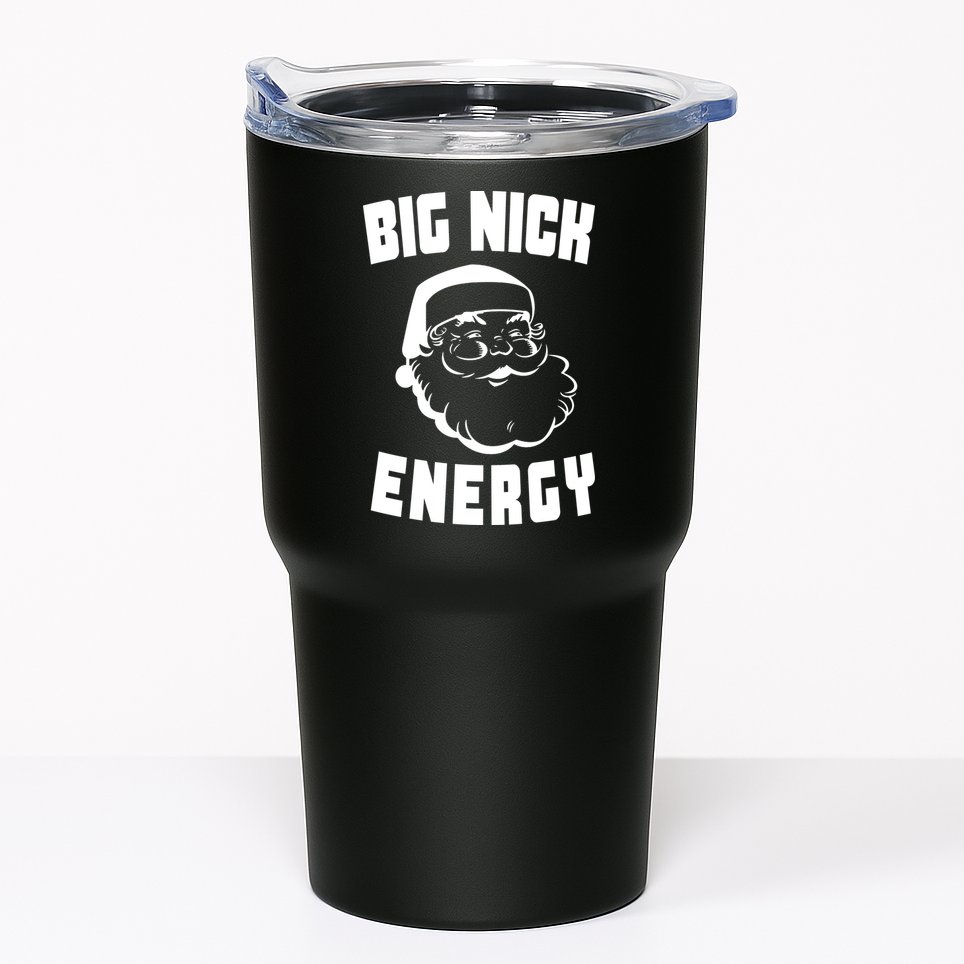 Big Nick Energy Funny Santa Claus Tumbler