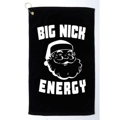 Big Nick Energy Funny Santa Claus Golf Towel