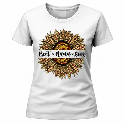 Best Nana Ever Sunflower Nana Mothers Day Gifts Women's T-Shirt