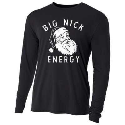 Big Nick Energy Santa Claus Xmas Cooling Performance Long Sleeve Crew