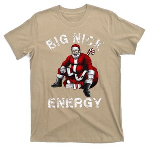 Big Nick Energy Funny Santa Christmas T-Shirt