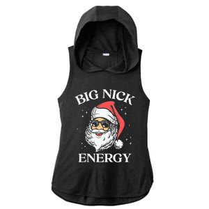 Big Nick Energy Christmas Pun Adult Humor Funny Xmas Tank Top Ladies PosiCharge Tri-Blend Wicking Draft Hoodie Tank