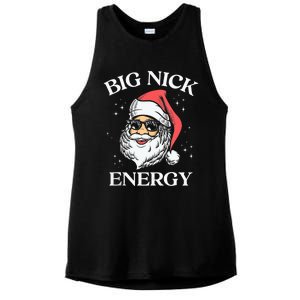 Big Nick Energy Christmas Pun Adult Humor Funny Xmas Tank Top Ladies PosiCharge Tri-Blend Wicking Tank