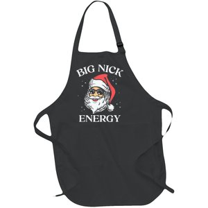 Big Nick Energy Christmas Pun Adult Humor Funny Xmas Tank Top Full-Length Apron With Pockets