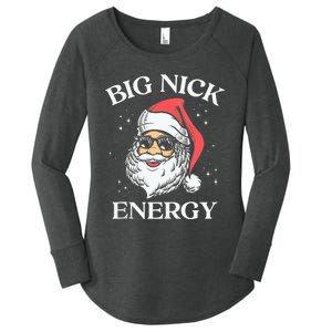 Big Nick Energy Christmas Pun Adult Humor Funny Xmas Tank Top Women's Perfect Tri Tunic Long Sleeve Shirt