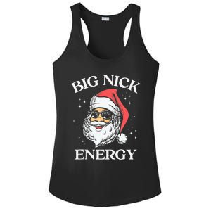 Big Nick Energy Christmas Pun Adult Humor Funny Xmas Tank Top Ladies PosiCharge Competitor Racerback Tank